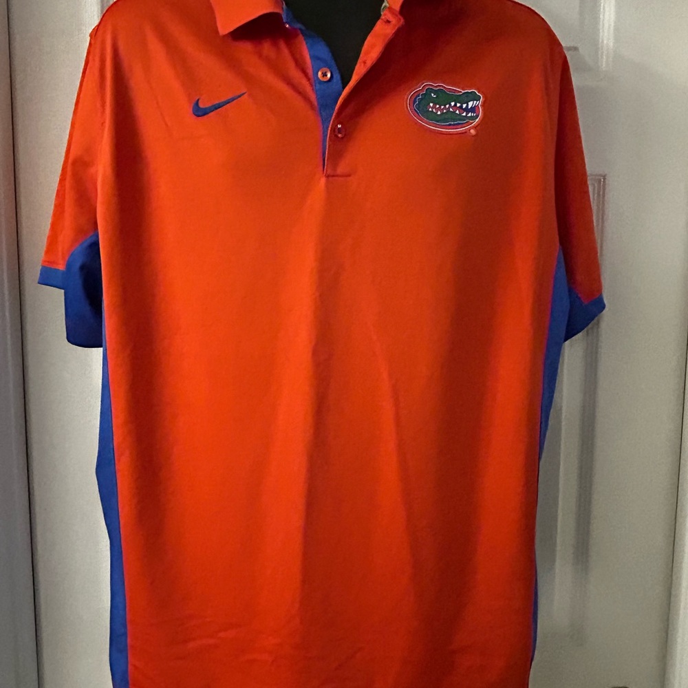 Florida Gators Nike Orange and Blue Polo Shirt